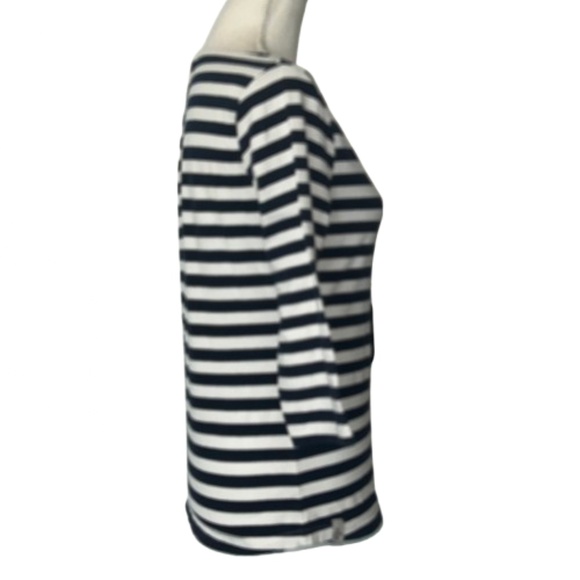 Cross Sportswear Striped womens top 3/4 sleeve length - Picture 3 of 8